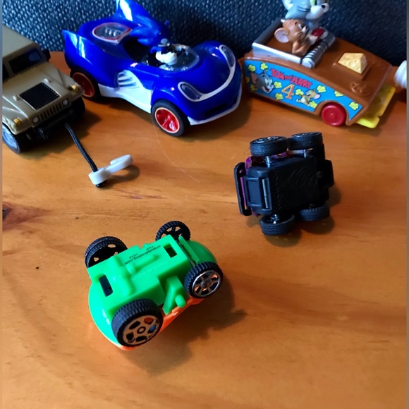 Mixed Lot Peanuts Snoopy Tom & Jerry Super Mario Yoshi Cat Steamroller Toy Cars - Picture 7 of 15